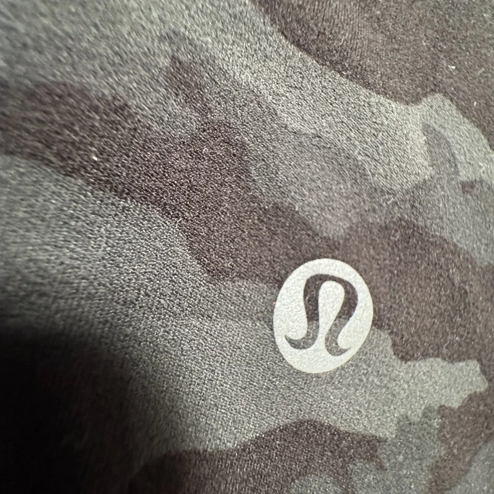 Lululemon Leggings Womens 8 Gray Camo Align HR Pant Active Gym Yoga LW5BSZS